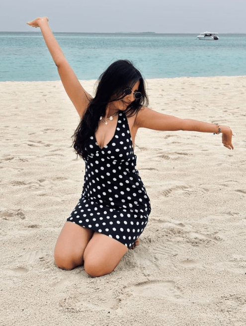 Harper Backless Polka Dot Mini Dress