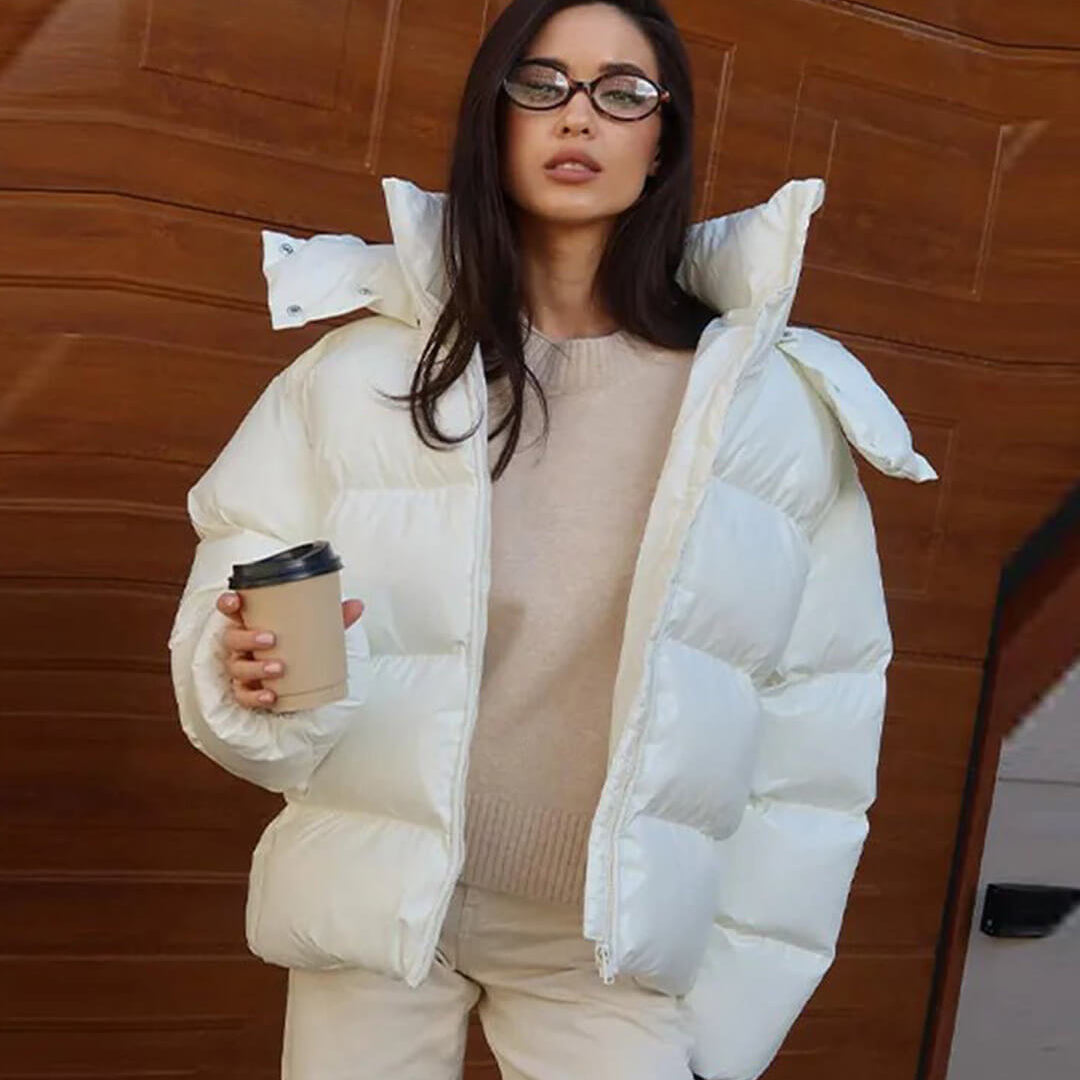 Piumino con cappuccio Davina