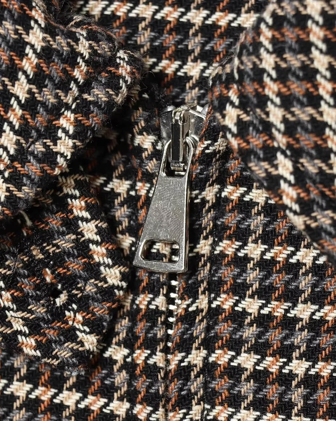 Hannah Houndstooth Zip Jacket
