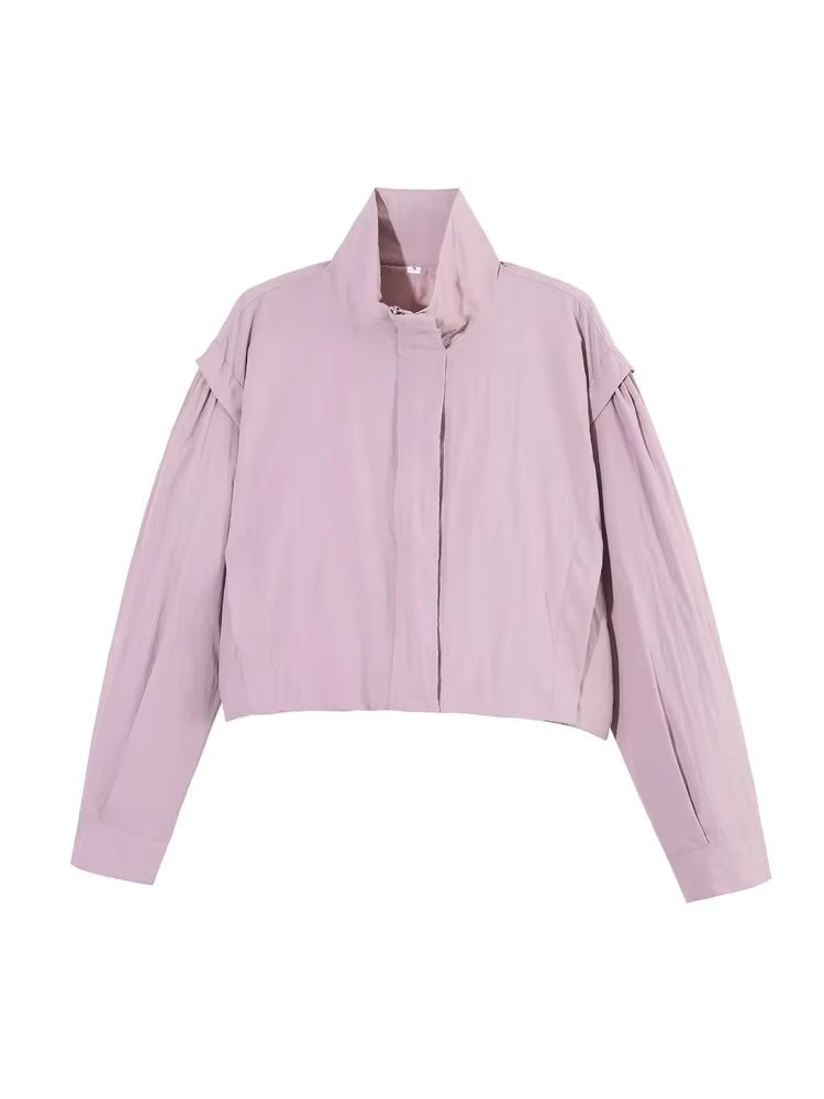 SOKYND Alice Cropped Windbreaker Jacket JacketSOKYND-101271-CRE-XS-90519CremeXS