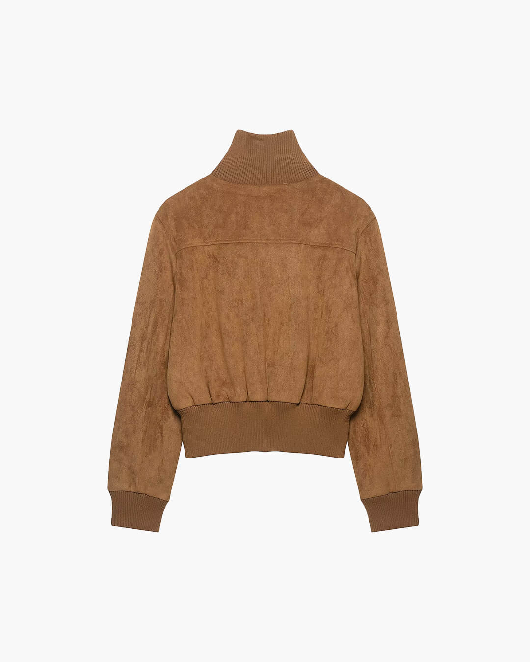 SOKYND Amanda Cropped Bomber Jacket JacketSOKYND-446487-TAN-S-16247Light BrownS