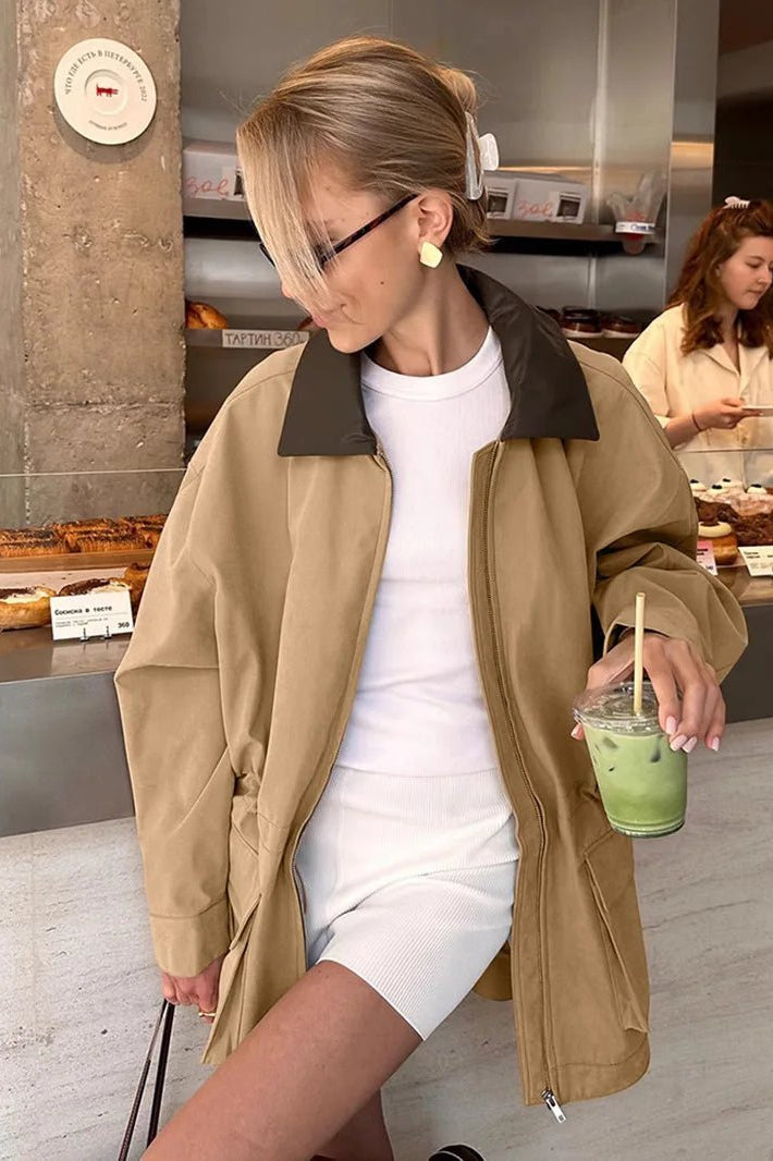 SOKYND Caroline Pocket Short Trench Coat Coats & JacketsRq1772777205903175699S