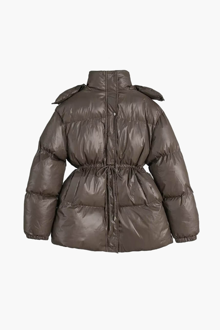 SOKYND Dorothy Drawstring Hooded Puffer Coat Coats & JacketsnM1767356248751801900BrownL