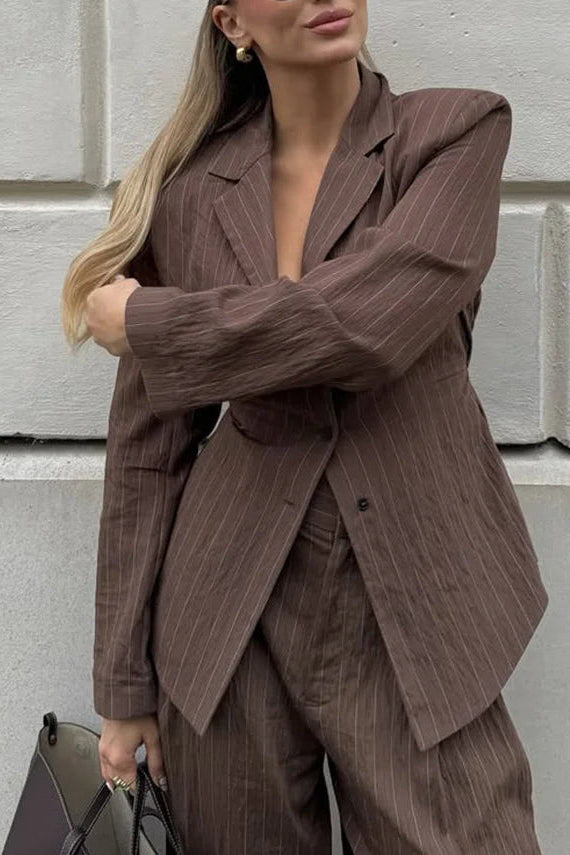 SOKYND Dorothy Pinstripe Pant Suit in Pants