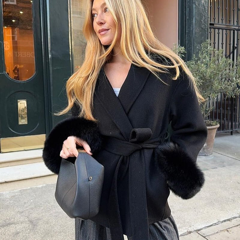 SOKYND Ellianna Faux Fur Coat Coats & JacketsAe1767356248753412820BlackS