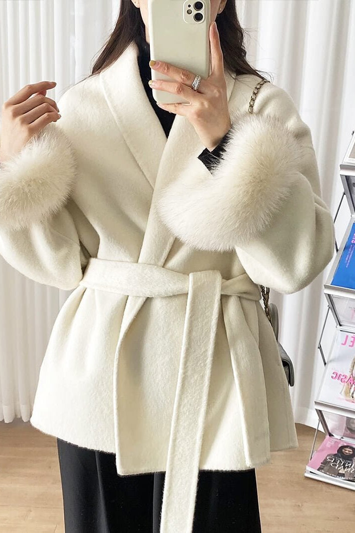 SOKYND Ellianna Faux Fur Coat Coats & JacketsoX1767356248752421867BrownS