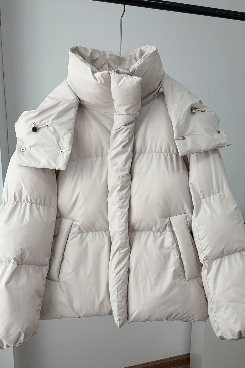 SOKYND Ellie Lightweight Puffer Jacket JacketCreamS