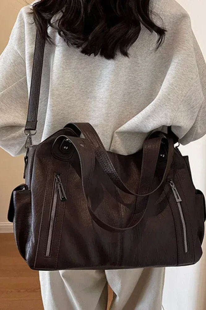 SOKYND Hannah Shoulder Bag BagDark BrownRegular