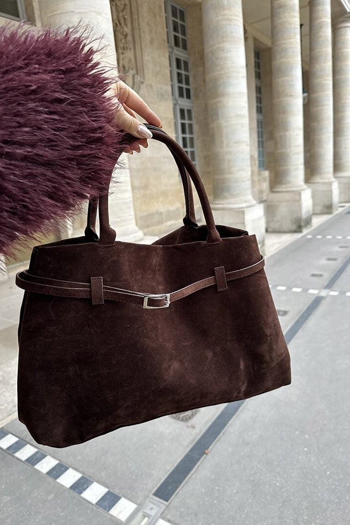 SOKYND Isabel Suede Bag BagSOKYND-234071-BRO-R-74199BrownRegular