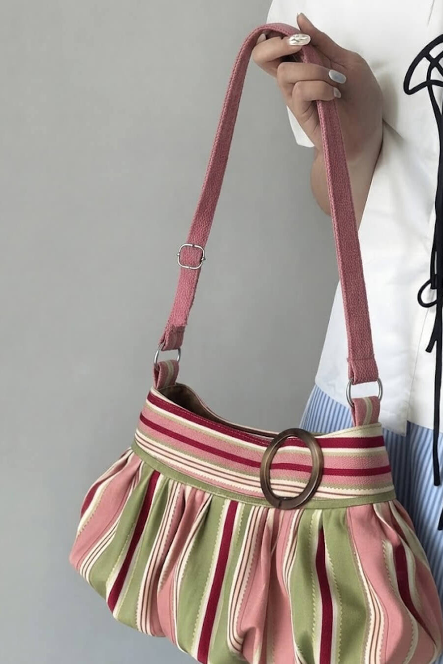 SOKYND Leah Striped Shoulder Bag BagSOKYND-446999-DEF-OS-10359