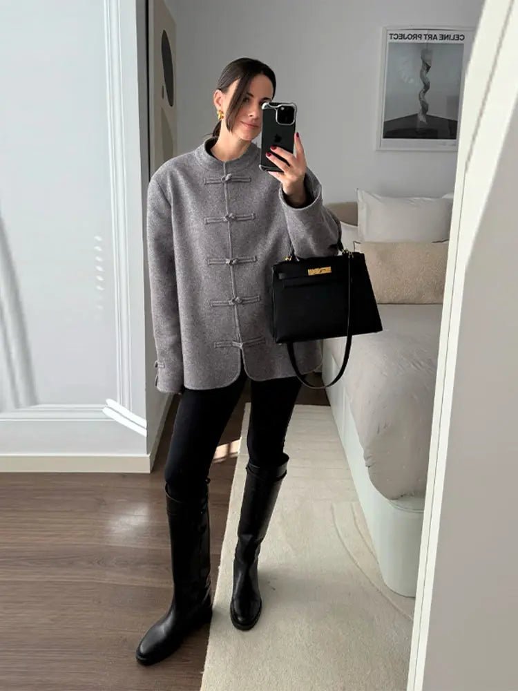 SOKYND Melanie Double-Faced Mandarin Jacket JacketSOKYND-167959-M-OS-17111M