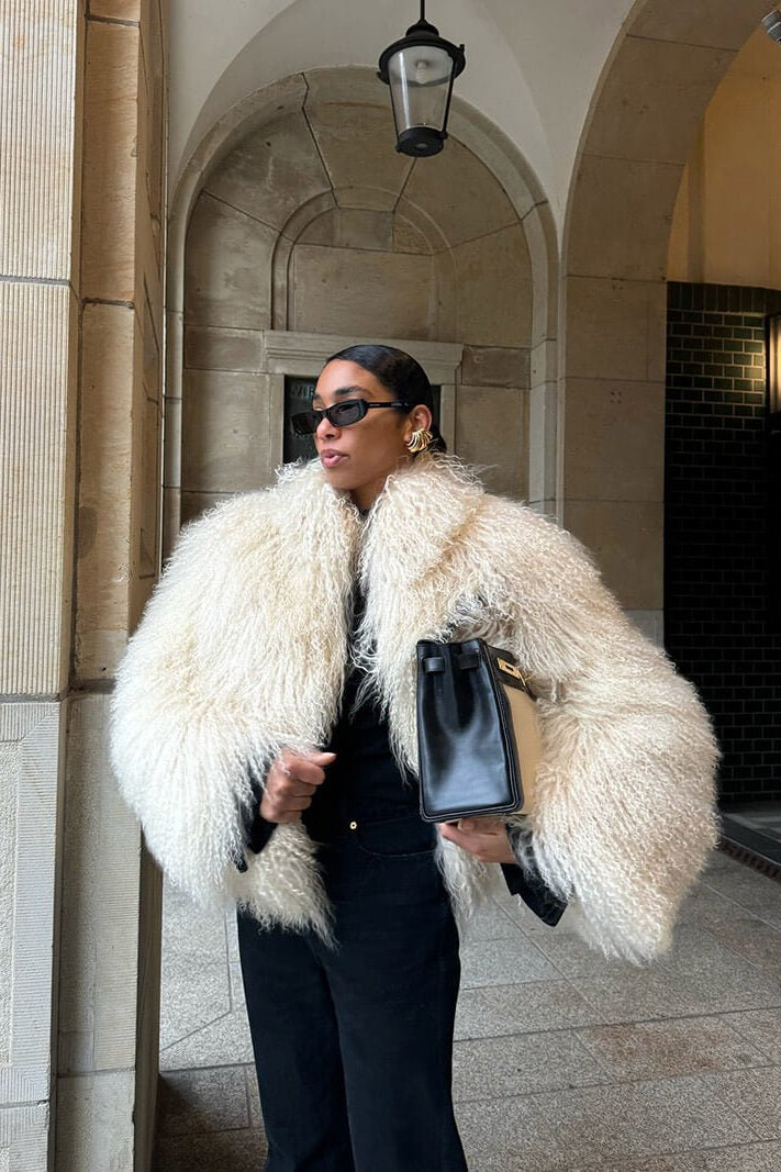 SOKYND Miranda Faux Fur Coat Coats & JacketseA1767356248757903673WhiteS
