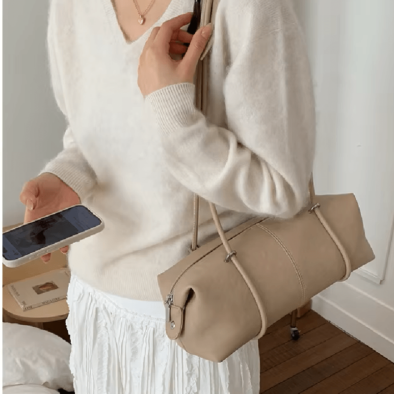 SOKYND Sandra Boston Pillow Bag BagSOKYND-971543-BEI-OS-37335Beige