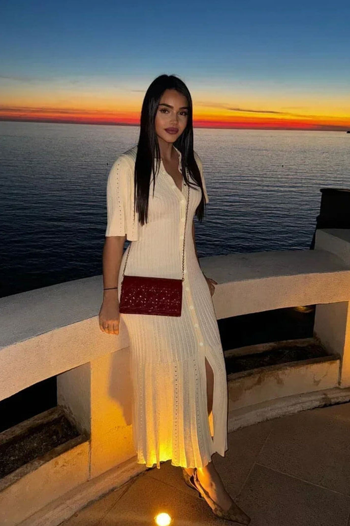 SOKYND Savannah Midi Dress DressesCremeM