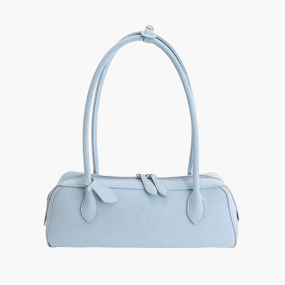 Emma Faux Suede Baguette Bag