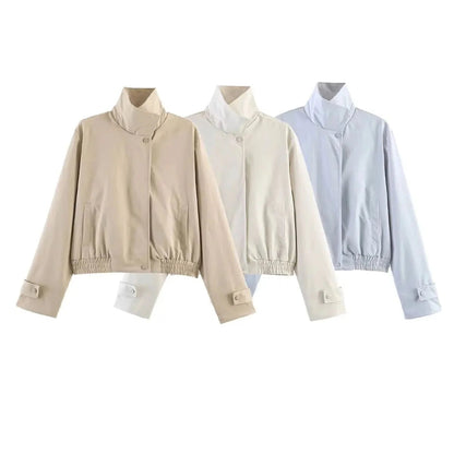 Anne High Neck Zip Jacket