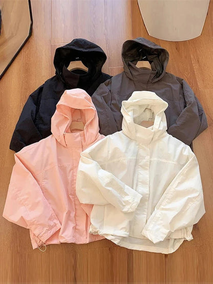 Emilia Hooded Windbreaker Jacket
