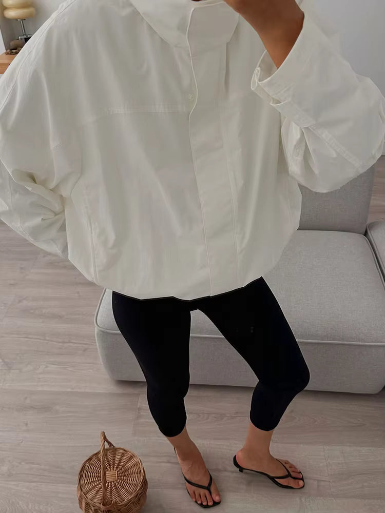 Emilia Hooded Windbreaker Jacket