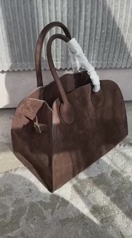 Styling inspiration — suede bag
