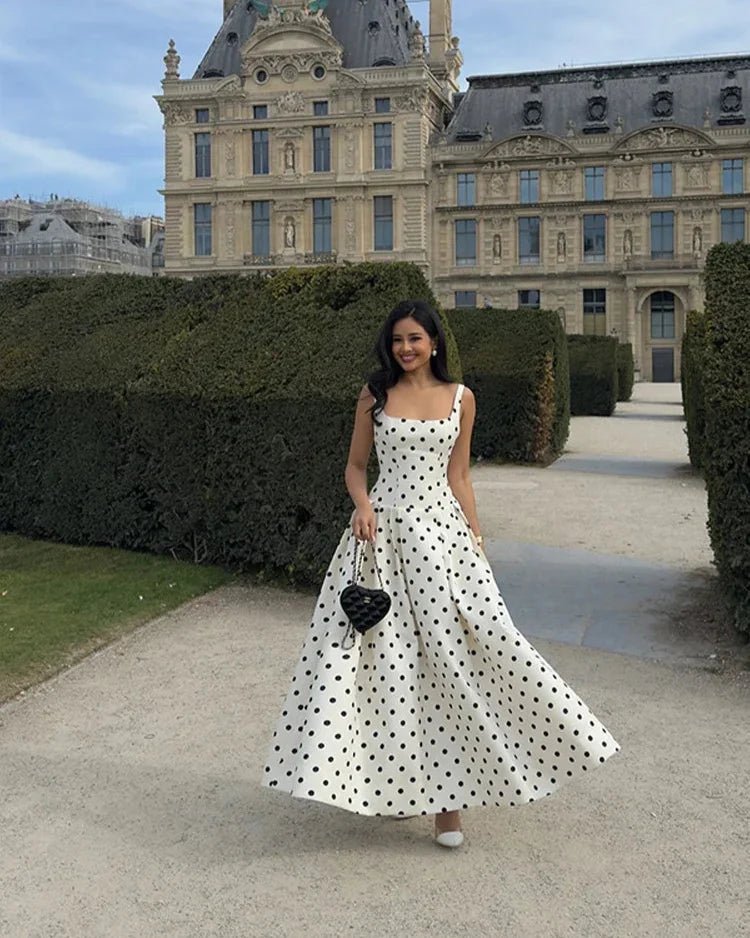 Martha Polka Dot Midi Dress
