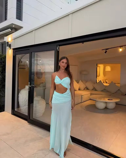 Sienna Twist Cut Out Maxi Dress