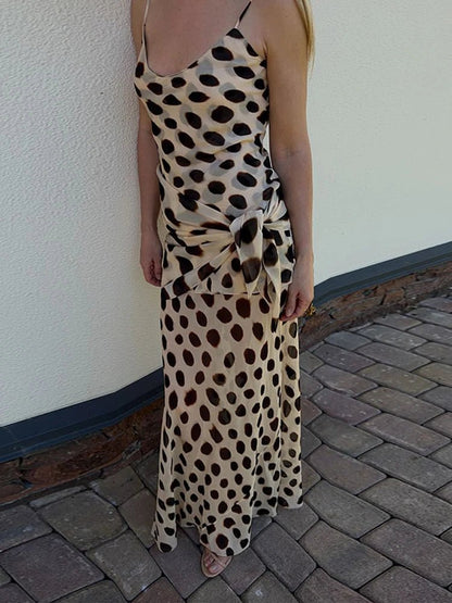 Sophia Printed Slip Dress