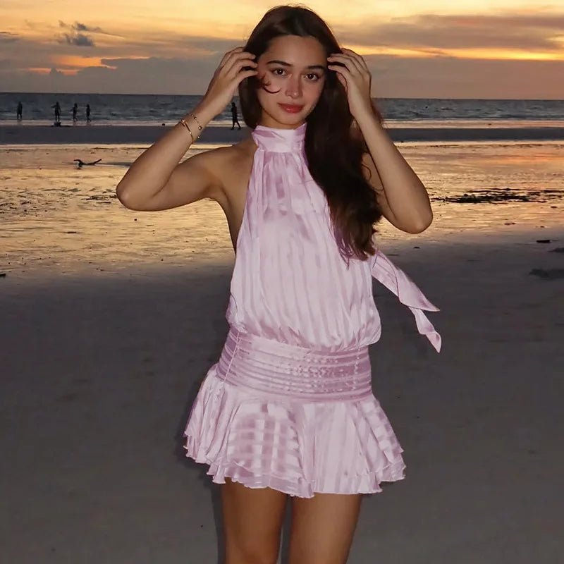 Tacita Backless Mini Dress