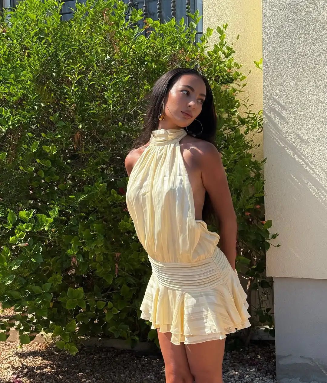 Tacita Backless Mini Dress