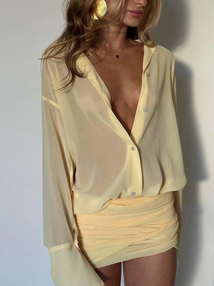 Sienna Long Sleeve Shirt Dress