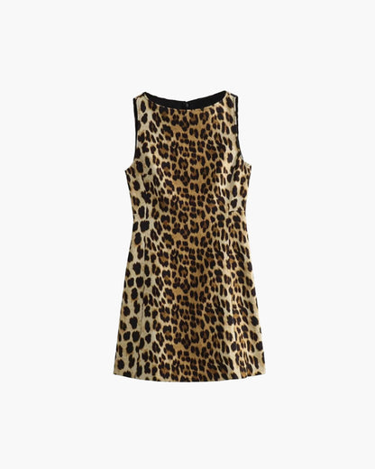 Olivia Leopard Mini Dress