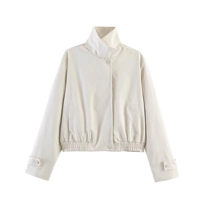 Isabel Cropped Bomber Jacket