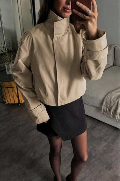 Isabel Cropped Bomber Jacket
