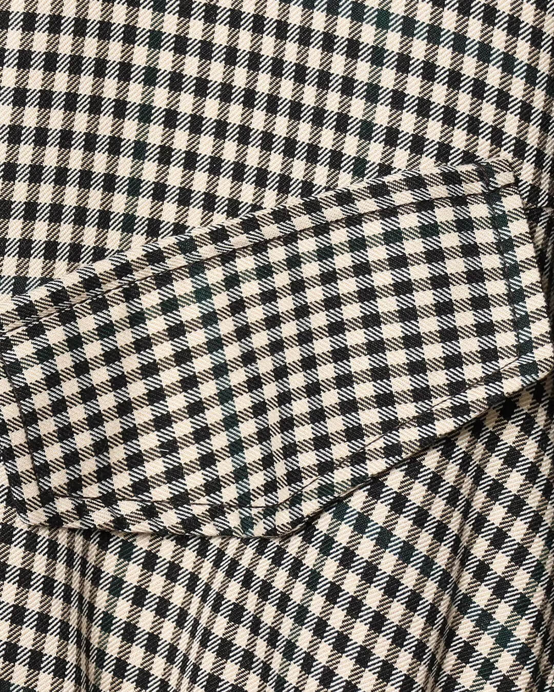 Emma High Neck Checked Bomber Jacket