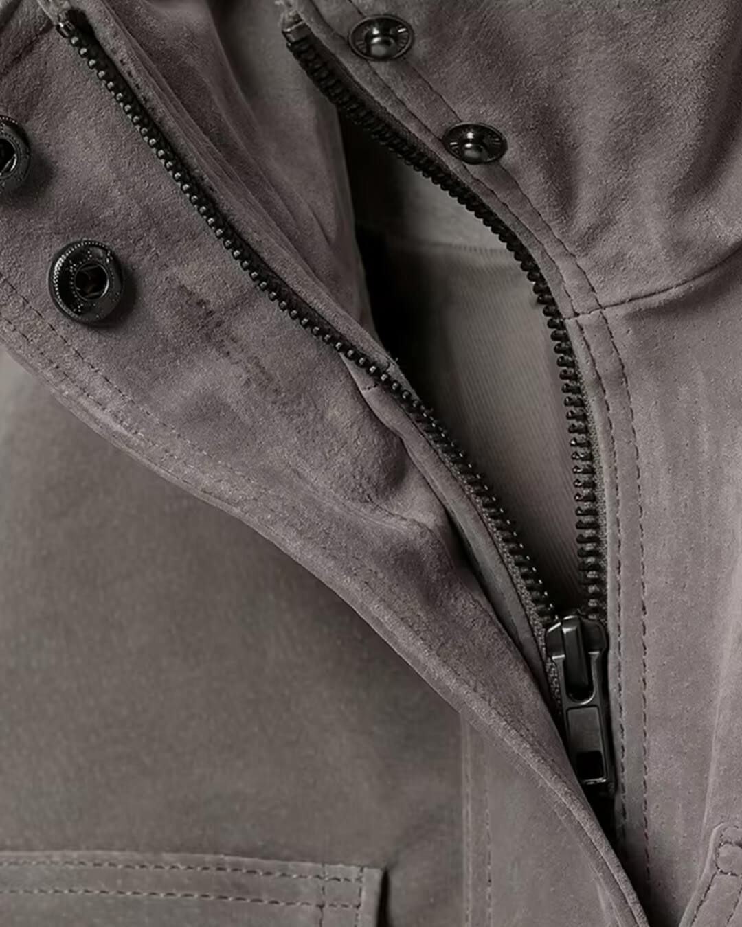 Nina Faux Suede Cropped Jacket