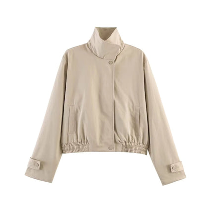 Anne High Neck Zip Jacket