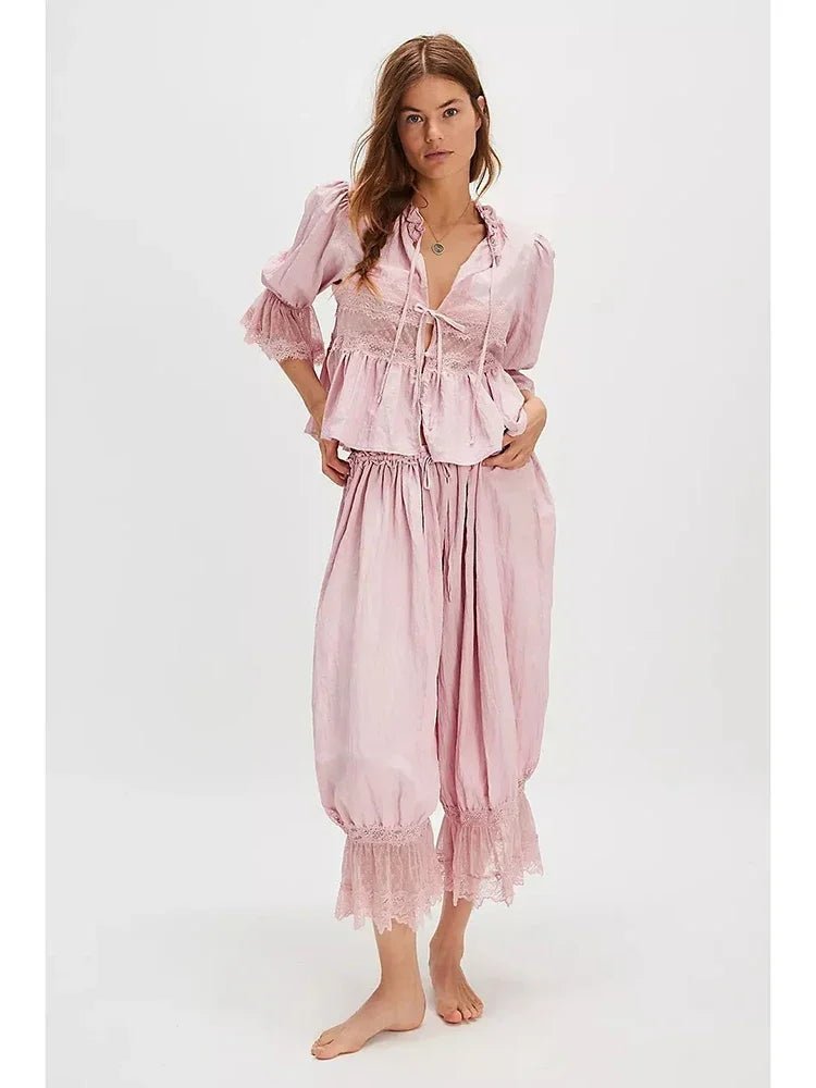 Jasmine Lace Lantern Suit
