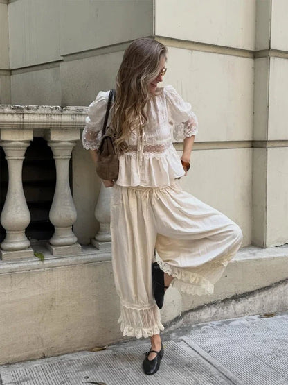 Jasmine Lace Lantern Suit