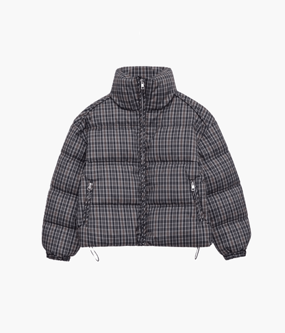 Sabrina Plaid Puffer Jacket