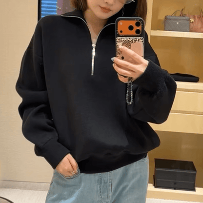 Alice Half-Zip Knit Sweater