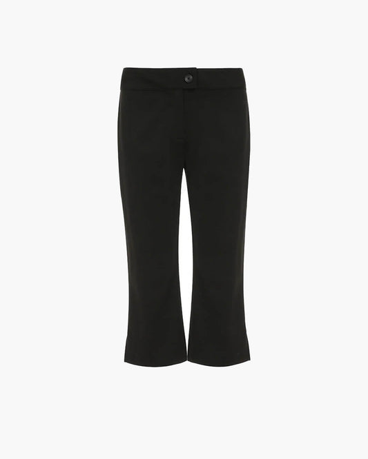 Xanthe Black Capri Activewear Pants