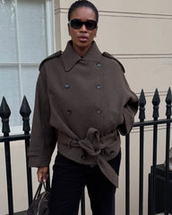 Alicia Double Breasted Belted Coat