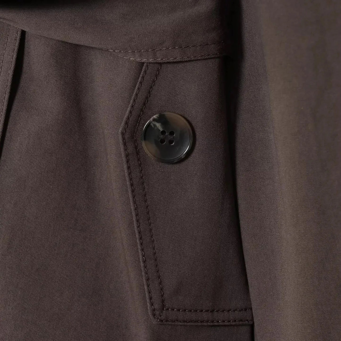 SOKYND Aliya Belted Short Trench Coat Coats & Jacketson1774219786678840331BrownXS