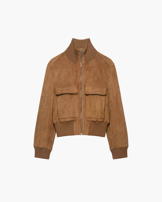 Amanda Cropped Bomber Jacket