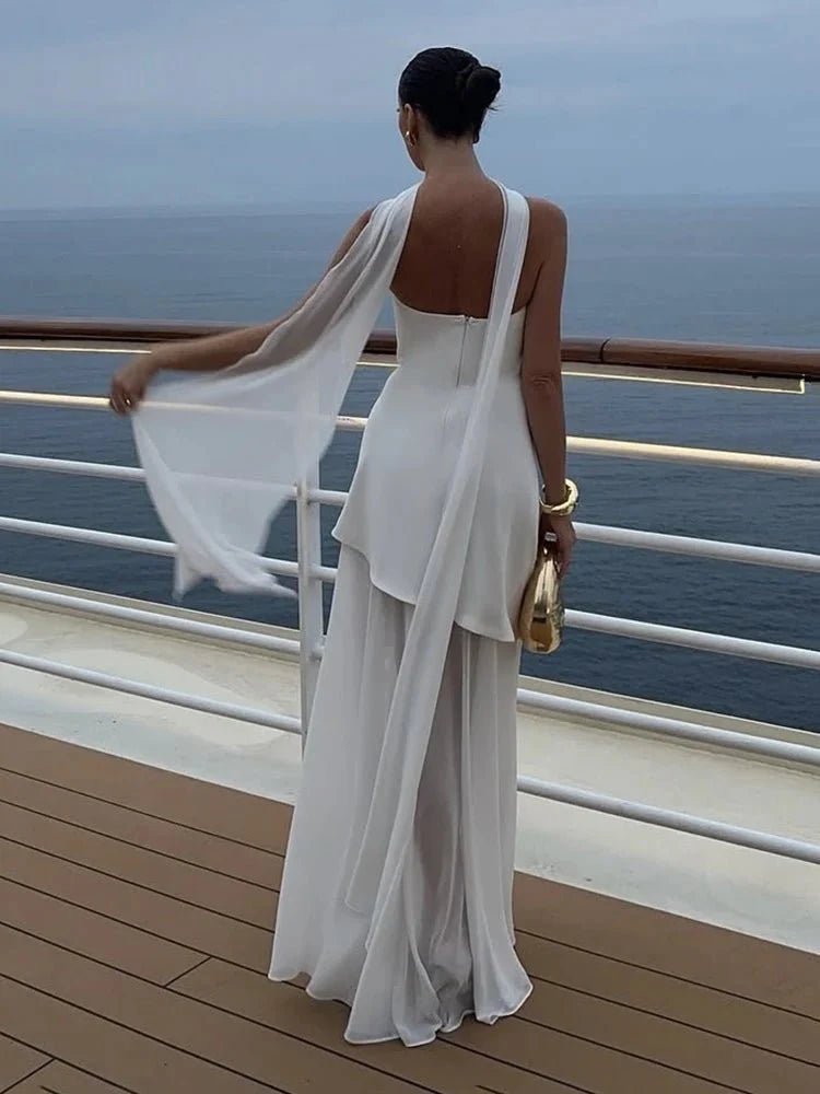 SOKYND Anika Strapless Bodice Maxi Dress DressWhiteS