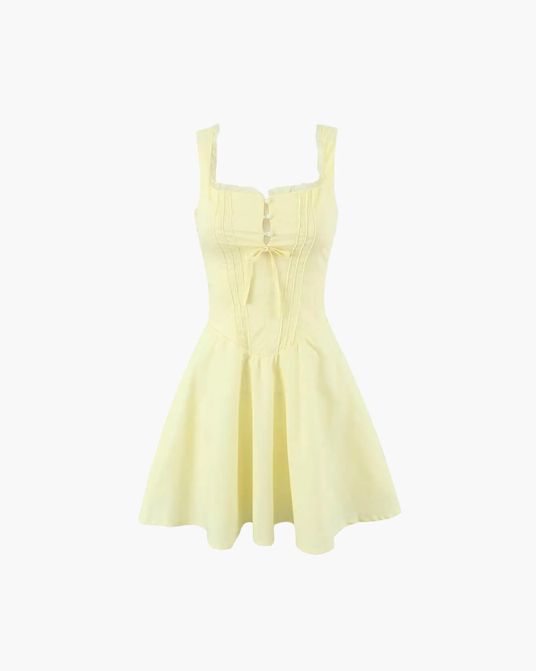 SOKYND Anikka Sleeveless Lace Up Back Dress Dresses1005008269228899-;kA1772479400887679588YellowM
