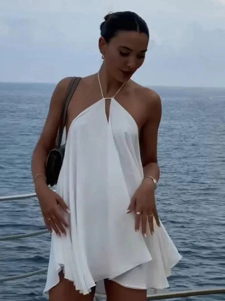 SOKYND Bernadette Off-Shoulder Hollow Out Summer Dress DressesSOKYND-917207-WHI-S-86679WhiteS