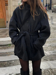 Billie Stand Collar Short Coat