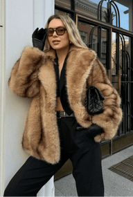 Cattleya Faux Fur Coat