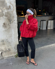 Gina High-Neck Jacket