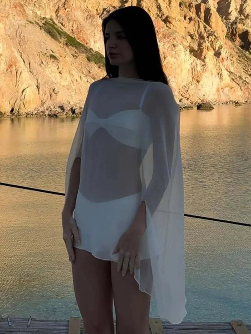 SOKYND Chelsea Loose Blouse Cover-up BlouseSOKYND-000023-WHI-S-61879WhiteS